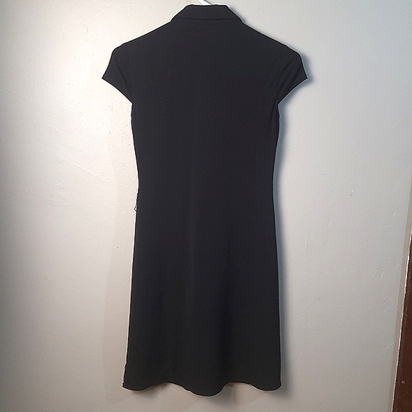 Laundry by SS EUC Classic Black Timeless Button-Up Knee-Length Dress - SIZE 0 - Picture 4 of 11